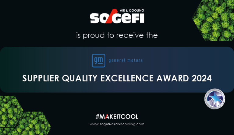Sogefi Air & Cooling - Supplier Quality Excellence Award 2024 - 2